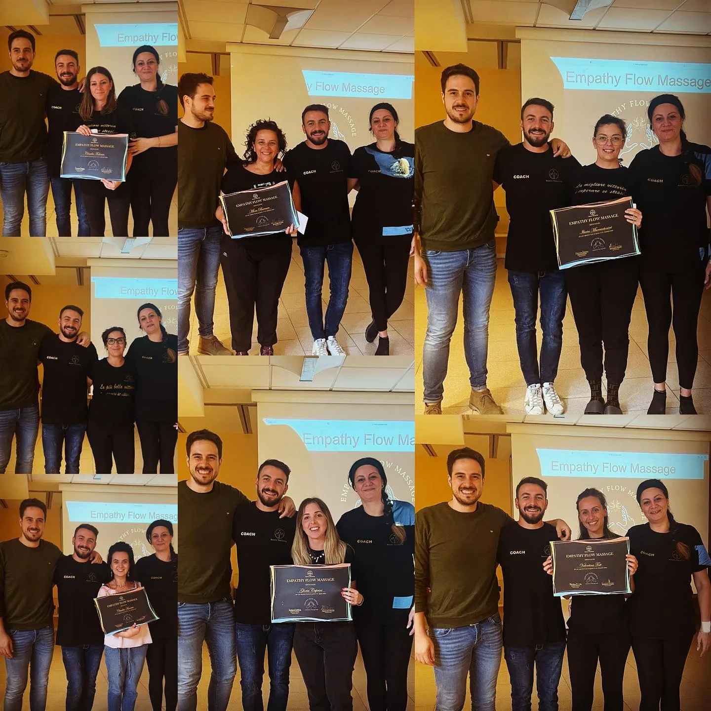Le consegne dei diplomi a fine corso