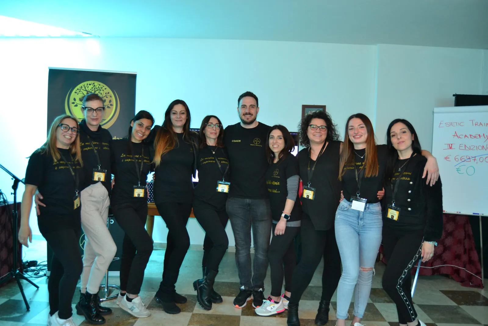 Foto di gruppo a fine corso