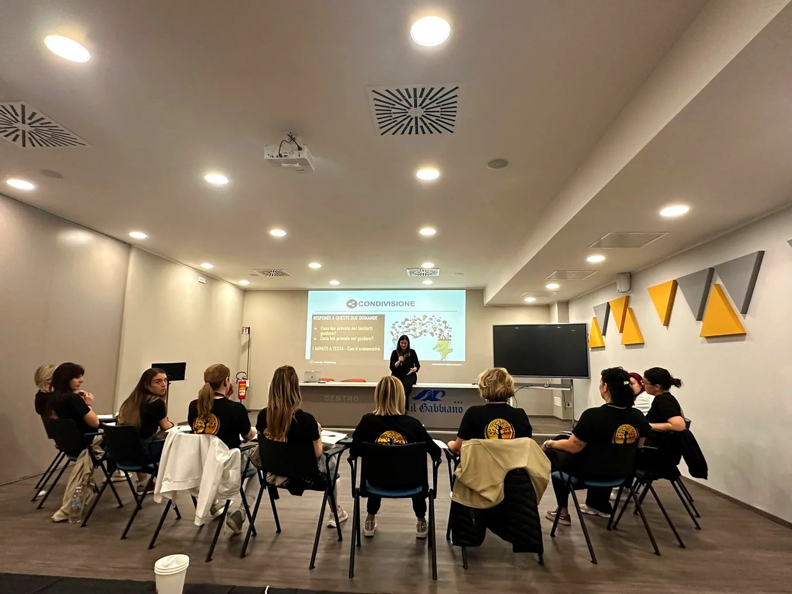 L'aula di un corso Beauty Mentoring dal vivo